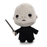 Buckle-Down Wizarding World Voldemort plush dog toy with squeaker for interactive play.