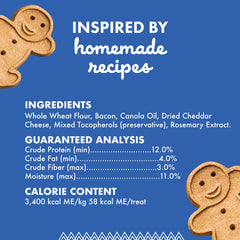 Buddy Biscuits USA-made stamp image signals quality and domestic baking.