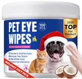 BuddyCheer Dog Eye Wipes packaging highlights eco-friendly design for daily care.