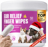 BuddyCheer ear wipes pack front for easy at-home pet ear care.