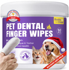 BuddyCheer No-Rinse Wipes pack showing easy at-home dental care.