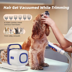 buenkee dog grooming kit quiet motor enables calmer grooming sessions