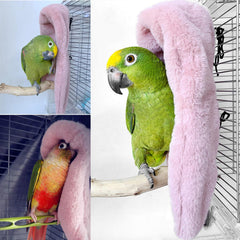 BuerKeo soft plush bird blanket delivering cozy nest for small and medium birds