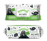BUGALUGS dog wipes pack open for easy on-the-go cleaning without water