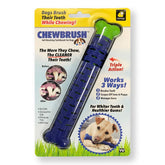 BulbHead Chewbrush inside bristles cleans teeth as your dog chews