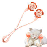 BuleVina cat massager roller front view helps calm nervous cats during grooming.