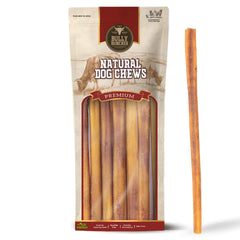 Bully Bunches 12in odor-free bully stick for dogs supports long-lasting chew sessions