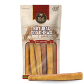 Bully Bunches 6in odor-free bully stick long-lasting chew for medium to large dogs.