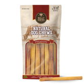 Bully Bunches 6-inch odor-free bully stick pack supports long chews for small dogs.