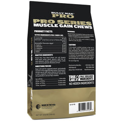 Bully Max Muscle Gain Chews serving scoop ready for daily use.
