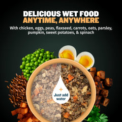 Bully-Max Wet Puppy Food multipack box shows convenient bulk nutrition for households.