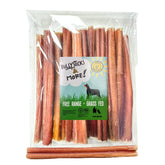 BULLYSTICKS & MORE 6-inch bully sticks pack provides long-lasting chew for medium dogs.