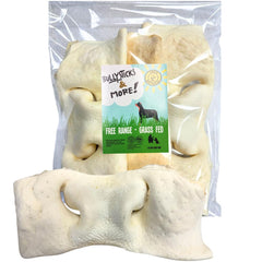 Bullysticks & More smoked beef cheek snout extra thick pack for long-lasting dog chew