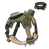 BUMBIN No Pull Harness front clip enables controlled training and gentle steering