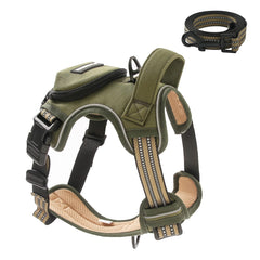 BUMBIN No Pull Harness front clip enables controlled training and gentle steering