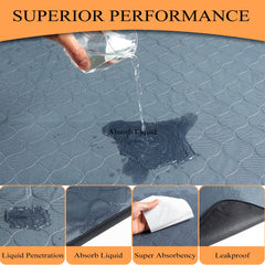 Bunlitent 36x41 training pad laid flat for comfortable use