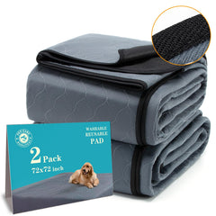 Bunlitent washable pee pad 72x72 laid flat ideal for large dogs and home protection