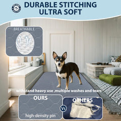 Bunlitent pad features waterproof bottom to protect floors from accidents
