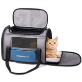 BurgeonNest cat carrier side bag stores essentials for on-the-go trips