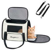 BurgeonNest cat carrier top-load design for easy access and secure travel.