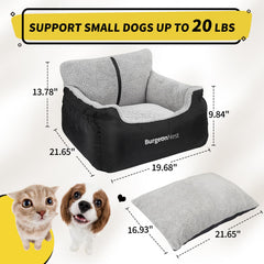 BurgeonNest two-sided cushions provide seasonal comfort and support.
