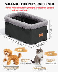 BurgeonNest removable cushion with soft velvet offers cozy, washable comfort on road trips