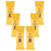 Front view of Burt's Bees for Pets multipurpose grooming wipes pack for easy dog grooming.