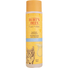 Burt's Bees for Pets Tearless Kitten Shampoo bottle shows gentle cleansing for sensitive coats