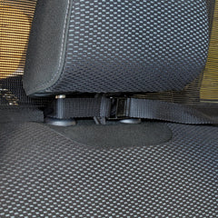Bushwhacker Deluxe dog barrier mesh detail highlighting breathable design for comfort