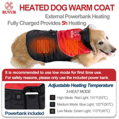 BUVUB coat side view highlights adjustable collar and snug belly fit for small dogs.