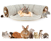 BWOGUE Bunny Tunnel Bed collapsible setup for space-saving storage and on-the-go play.