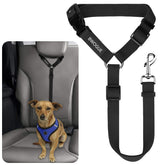 BWOGUE pet seatbelt headrest attachment keeps pets secure during car rides