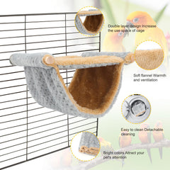 BWOGUE Winter Warm Bird Nest Bed size 9x7.2 inches fits many small birds