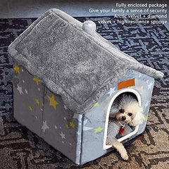 BXEBUI dog house size options illustrate four fits for different pets