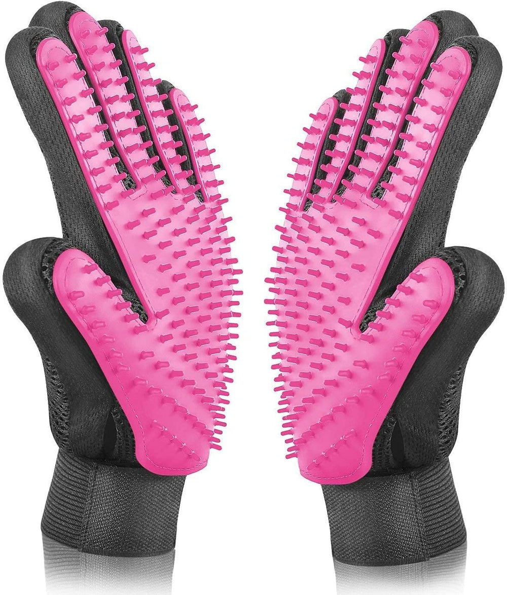 BYETOO grooming glove 261 tips for efficient hair removal and pet massage