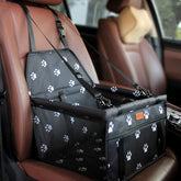 BYGD Pet Dog Booster Seat front view for safe car rides