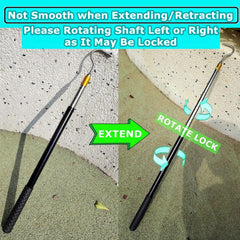 Bytcew snake hook portable non-slip handle provides a firm grip