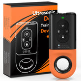 ByteRoll dog bark deterrent front view with dual emitters for broader training coverage.