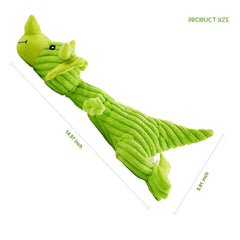 Bzonsmart plush dog toy texture detail emphasizes premium fabric for gentle teething.