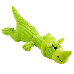 Bzonsmart squeaky dog toy large dog closeup highlighting soft fabric for durable chewing.