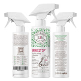 C&G Pets Urine Stop Spray bottle front view for quick odour control