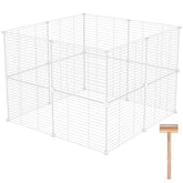 C&AHOME pet playpen with 16-panel assembly for a customizable small-pet space