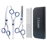 CADABY dog grooming scissors straight 7.35in for precise, smooth grooming results.