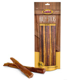 Cadet bully sticks packaging—natural, long-lasting dog chew.