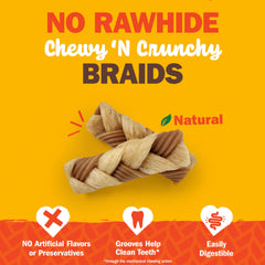 Cadet Chewalicious two-texture chew closeup demonstrates chewy and crunchy experience.