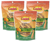 Cadet Sweet Potato Steak Fries 3-pack outer box for easy gifting and storage.
