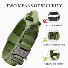 CADONO Integrated Velcro security collar with double closure for training sessions