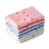 CADONO pet blanket paw print white offers soft comfort for cozy naps.