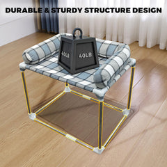 Caghash bedside cosleeper with durable steel frame for stable placement