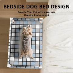 Caghash Bedside Guardrail U-shaped view shows protective, cozy nook for pets.